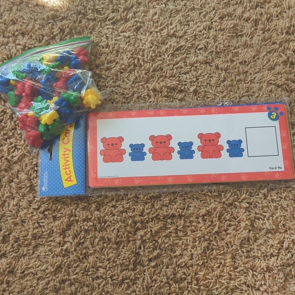 Home school counting and sequence bears